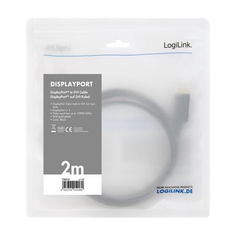 CV0132 cavo di interfaccia e adattatore DisplayPort DVI Nero - Foto 2