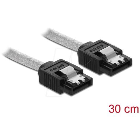 Cavo Sata - Serial Ata 150/300/600 - Sata (r) A Sata (r) - 30 Cm - Trasparente (85341) - Foto 2