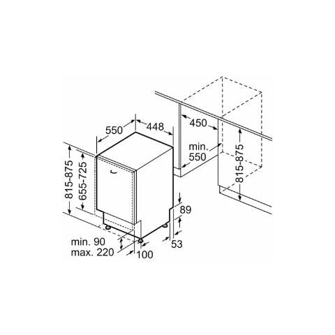 Lavastoviglie SPV4HMX49E da Incasso a Scomparsa Totale Classe E Capacità 10 Coperti - Foto 11