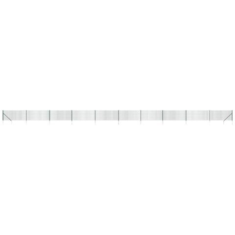 Recinzione Metallica Con Picchetti Ancoraggio Verde 1x25 M - Foto 1