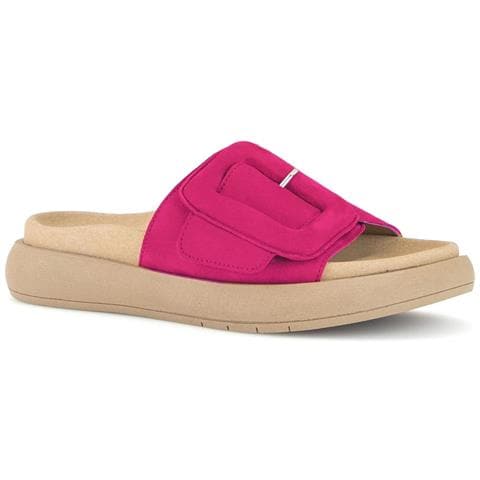 Pink Casual Open Slippers Ciabatte Pelle Scamosciata /nabuk Scarpe Donna Rosa Eu 40, 43.751.10 - Foto 1