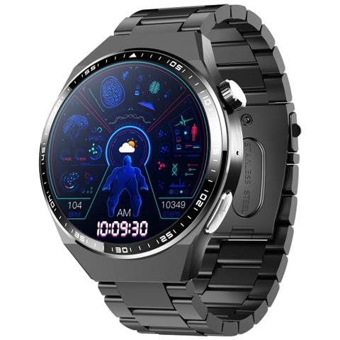 Smartwatch Con Ecg, Analisi Della Composizione Corporea, Analisi Della Composizione Del Sangue (acido Urico, Lipidi Nel Sangue) Black Three Beads Strap - Foto 8