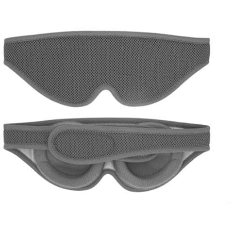 Mascherina Per Dormire 3d Regolabile - Design Con Cavità Oculare Separata Darkgrey - Foto 1