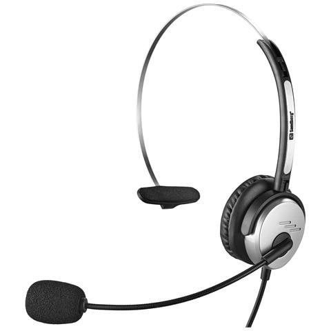 326-14 cuffia e auricolare Cablato A Padiglione Ufficio USB tipo A Nero, Argento - Foto 1