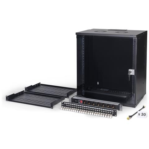 Set di rete SOHO Pro, 483 mm (19") - 12U, 540 x 400 mm (L x P) - Foto 1