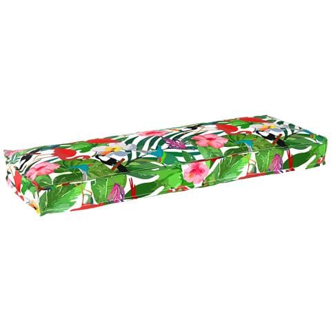 Set di Cuscini per Pallet Floreale 2 pcs Giungla tropicale - Foto 2
