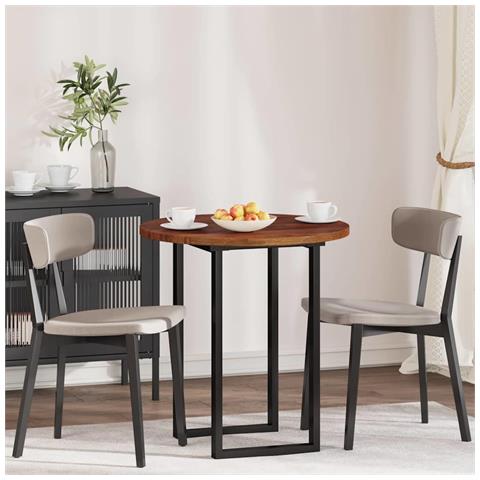 Piano del tavolo Altro Marrone scuro Ø 70 x 2.5 cm - Foto 2