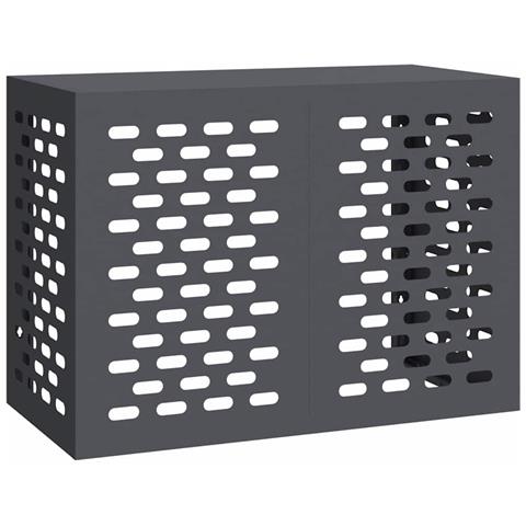 Copertura per condizionatore d'aria Antracite 100 x 50 x 70 cm - Foto 1