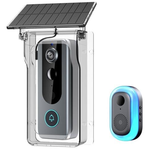 Videocitofono Wireless Con Audio Bidirezionale Hd E Protezione Antipioggia - Sicurezza Domestica Intelligente - Foto 1