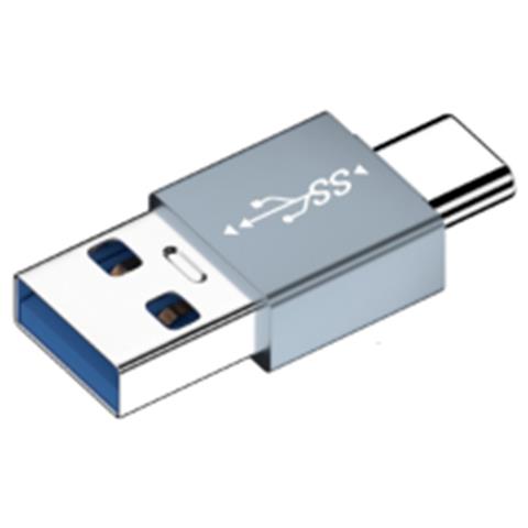 Adattatore Otg Dritto Da Usb-c Maschio A Usb-a Maschio In Lega Di Alluminio, Confezione Da 2 - Foto 3