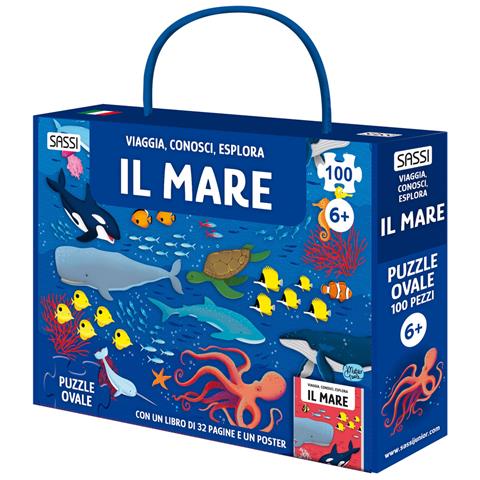 Matteo Gaule - Il mare. Viaggia, conosci, esplora. Con puzzle. Con Poster - Foto 1