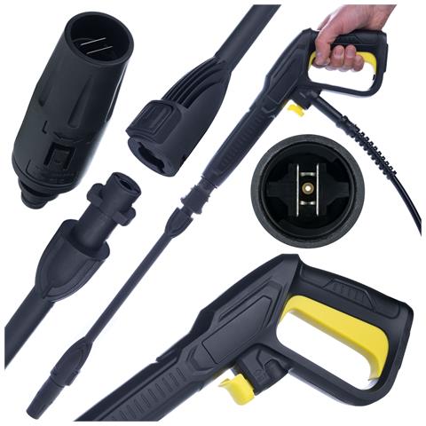 Pistola A Spruzzo Di Ricambio Compatibile Con Idropulitrice Kärcher K2-k7 - Lancia E Ugello Vario | 150 Bar, 10 L /min, 60°c | Accessori Pulizia - Foto 1