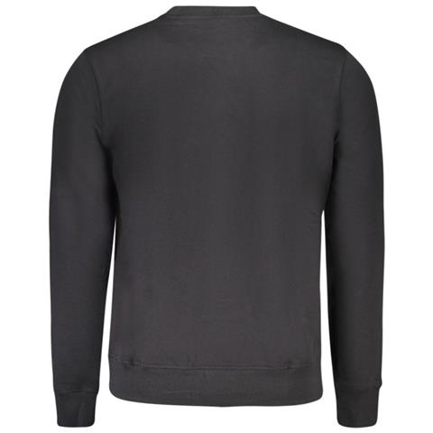 Felpa nera da uomo con cerniera© - Colore: Nero, Taglia: L - Foto 2