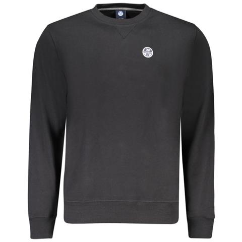 Felpa nera da uomo con cerniera© - Colore: Nero, Taglia: L - Foto 1