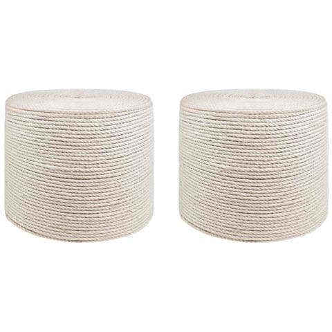 Spago in juta 2 pcs 2 Bianco 100% juta Tossa - Foto 1