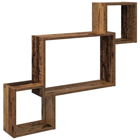 Scaffale da parete A parete Marrone 91,5 x 15 x 76 cm - Foto 1