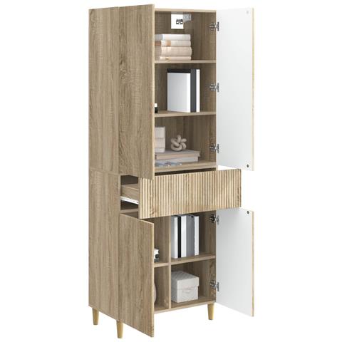 Set di armadi 2 pcs 66 x 34,5 x 90 cm Legno ingegnerizzato - Foto 2