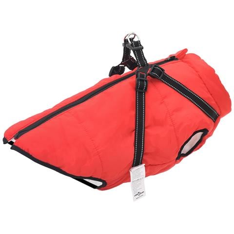 Cappotto per Cani Rosso L52 Pile e Poliestere - Foto 1