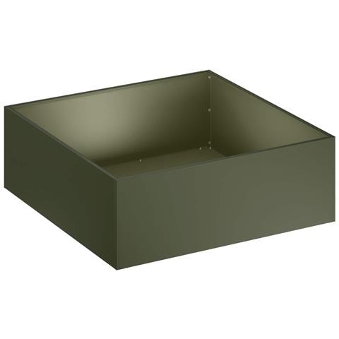 Vaso da giardino Verde Oliva 40 x 40 x 20 cm - Foto 1