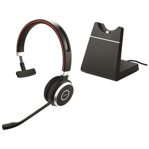 Cuffie Wireless Evolve 65 MS Mono Bluetooth Colore Nero - Foto 2