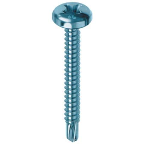 100 pz Viti per Metallo Zincate Autoperforanti TE 6,3x 80 mm tipo Kovervit conf 100 pz Viti per Metallo Zincate Autoperforanti TE 6,3x 80 mm tipo Kovervit conf