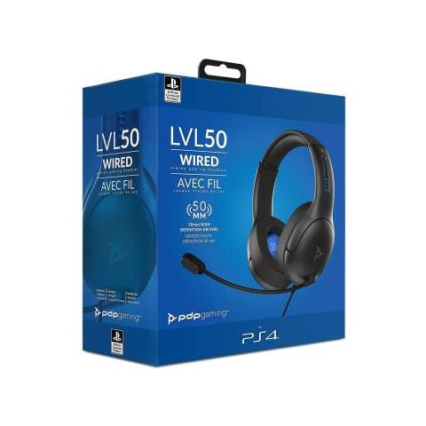 Pdp Cuffie Stereo Lvl50 Sony Playstation Nero - Essentials - Playstation 4 - Foto 2