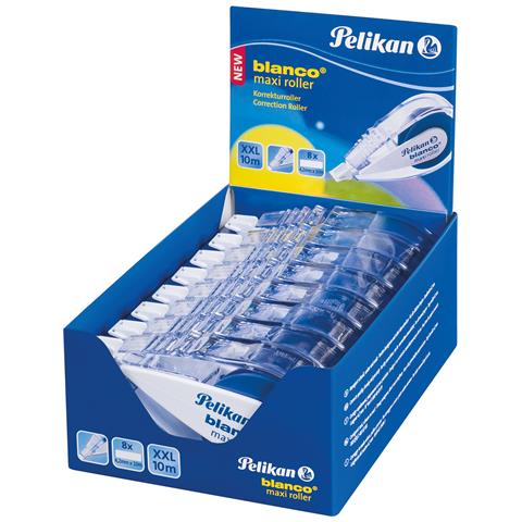 blanco Maxi nastro di correzione 10 m Blu, Trasparente 8 pz - Foto 1