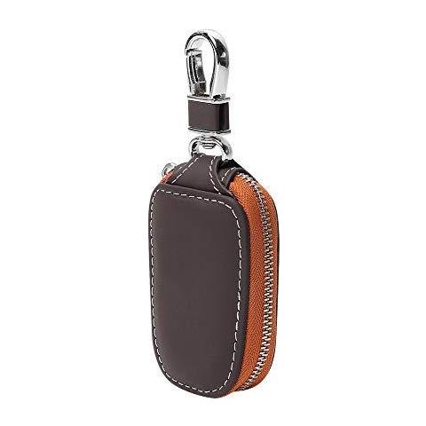 Caso Chiave Dellautomobile Intelligente Holder Chiave Dellunit Di Elaborazione Di Protezione Borsa In Pelle Portachiavi Car Holder Smart Keychain Coin Auto Portachiavi Remoto Wallet (brown) - Foto 1