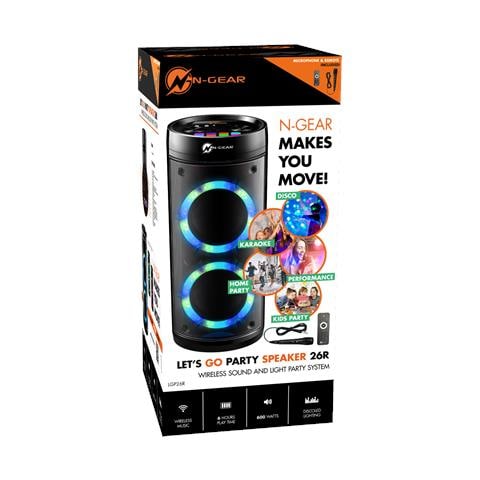 Altoparlante Bluetooth Portatile Let's Go Party Speaker 26r 600 W, Portatile, Connessione Wireless, Nero, Bluetooth - Foto 15