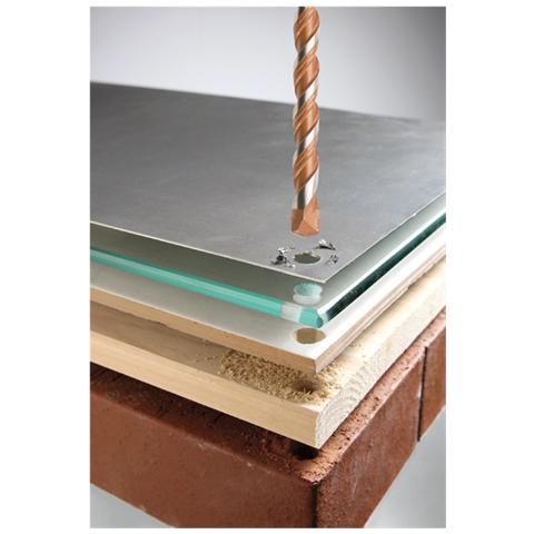 266612, Martello perforatore, Vetro acrilico, Cemento, Vetro, Granito, Marmo, Plastica, Acciaio inossidabile, Pietra, Legno, SDS Plus, Rame, Scatola da appendere - Foto 2