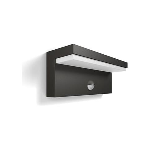 Applique Da Parete Led Per Esterni Con Sensore Di Movimento 2x4.5w Bustan Antracite 92x220x78 Mm Alluminio - Foto 1