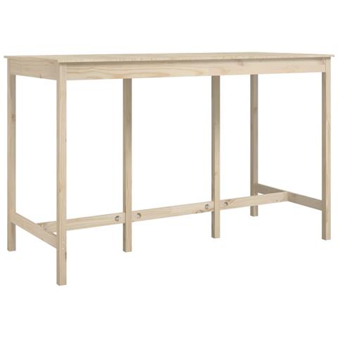 Tavolo da Bar 180x80x110 cm in Legno Massello di Pino - Foto 1