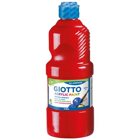 Tempera Acrilica 500 ml Rosso - Foto 1