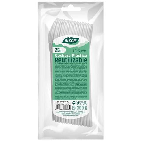 Set Di Cucchiai Riutilizzabili Algon Caffè 25 Pezzi 12,5 Cm (48 Unità) - Foto 3