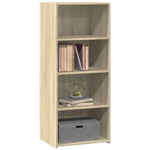 Credenza Rovere Sonoma 50x41x124 Cm In Legno Multistrato - Foto 3
