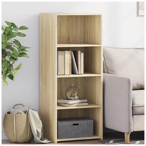 Credenza Rovere Sonoma 50x41x124 Cm In Legno Multistrato - Foto 1