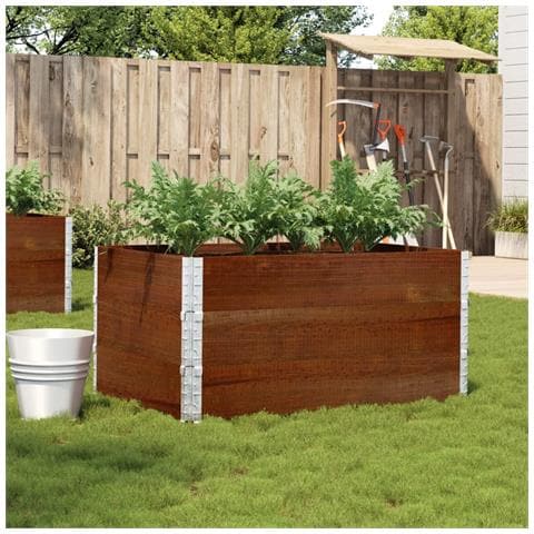 Poggiapiedi Da Giardino Marrone 120x80cm Legno Massello Di Pino - Foto 1