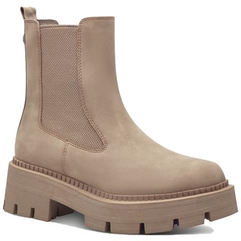 Camel Casual Closed Chelsea Booties Stivaletti Sintetico E Tessile Scarpe Donna Marrone Eu 40, 1-25408-41 310 - Foto 1