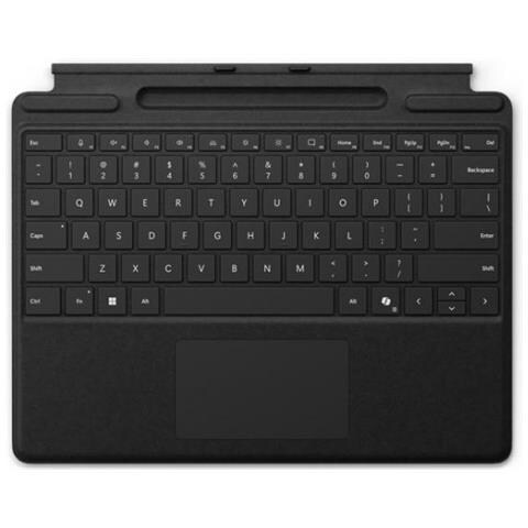 Surface Pro Keyboard With Pen Storage Qwertz Tedesco Cover Port Nero - Foto 1