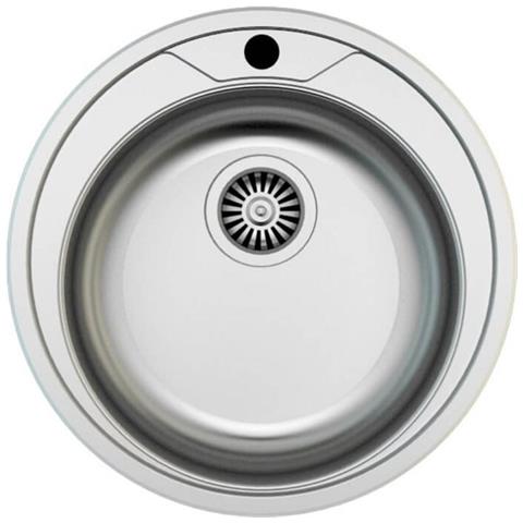 Lavello Incasso Sa02 Monostampo Diametro 51 Cm. Inox - Foto 1