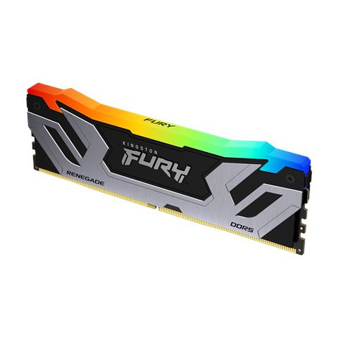 FURY 24GB 8400MT /s DDR5 CL40 CUDIMM Renegade RGB Silver XMP - Foto 10