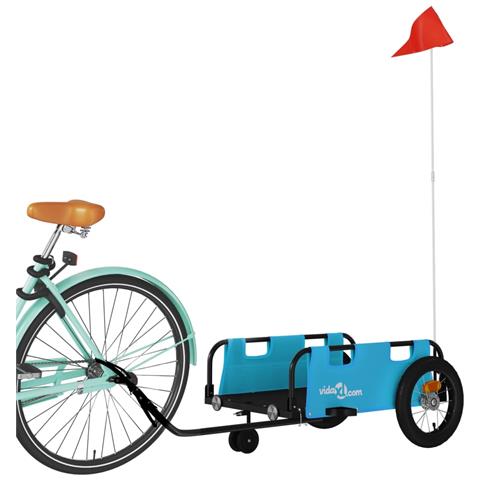 Rimorchio Da Bici Blu Oxford E Ferro - Foto 3