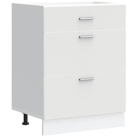 Base Da Cucina Bianco In Legno Multistrato - Foto 2