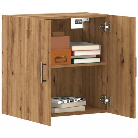 Armadietto A Muro Rovere Artigianale 60x31x60 Cm In Truciolato - Foto 1
