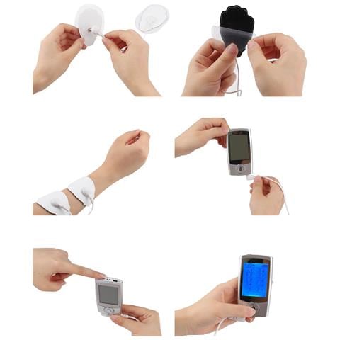 Ems Elettrostimolatore Muscolare Portatile Mhd-16a. 16 Modalità, 20 Intensità. Dimensioni Compatte, Batteria Ricaricabile. - Foto 5