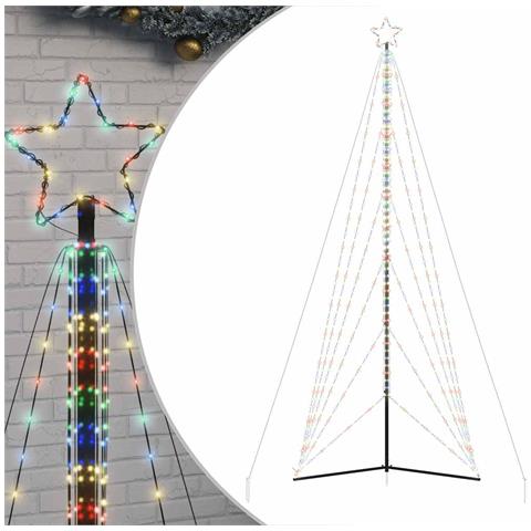 Albero di Natale a LED 861 LED Colorato 478 cm - Foto 1