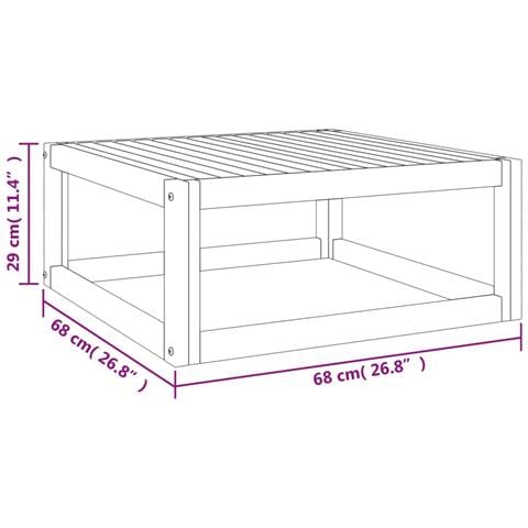 Set Salotto Giardino 4pz Cuscini Grigio Chiaro Legno Massello - Foto 9
