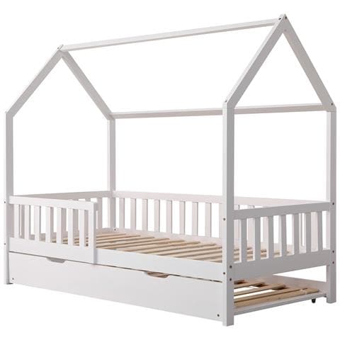 Letto Per Bambini 190x90cm Bianco Marceau - Foto 1