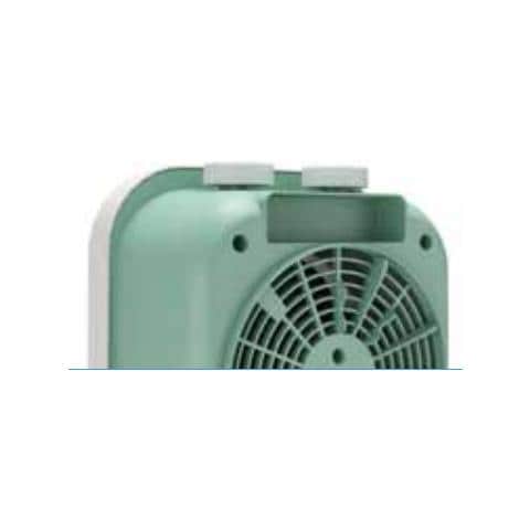 Caldo Funky Interno Verde, Bianco 2000 W Riscaldatore ambiente elettrico con ventilatore - Foto 3