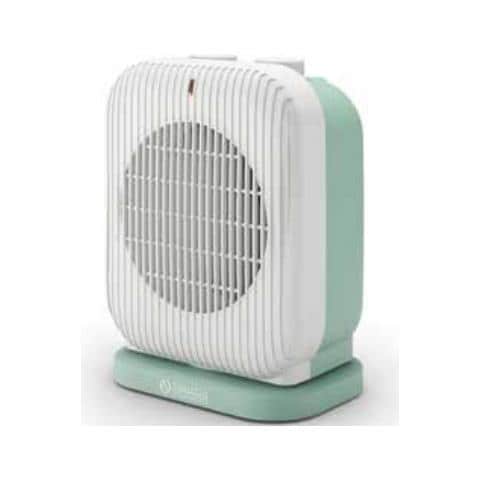 Caldo Funky Interno Verde, Bianco 2000 W Riscaldatore ambiente elettrico con ventilatore - Foto 1